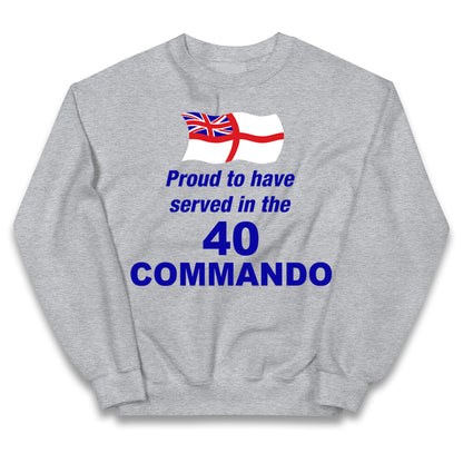 40 Commando Royal Marines Kids Jumper