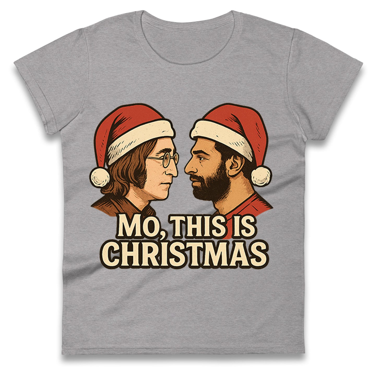 Mo Salah Christmas Ladies T Shirt
