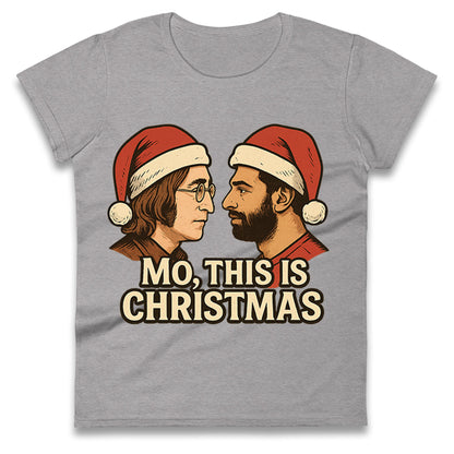 Mo Salah Christmas Ladies T Shirt