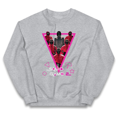 Squid Game Guards And Front Man kids Jumper