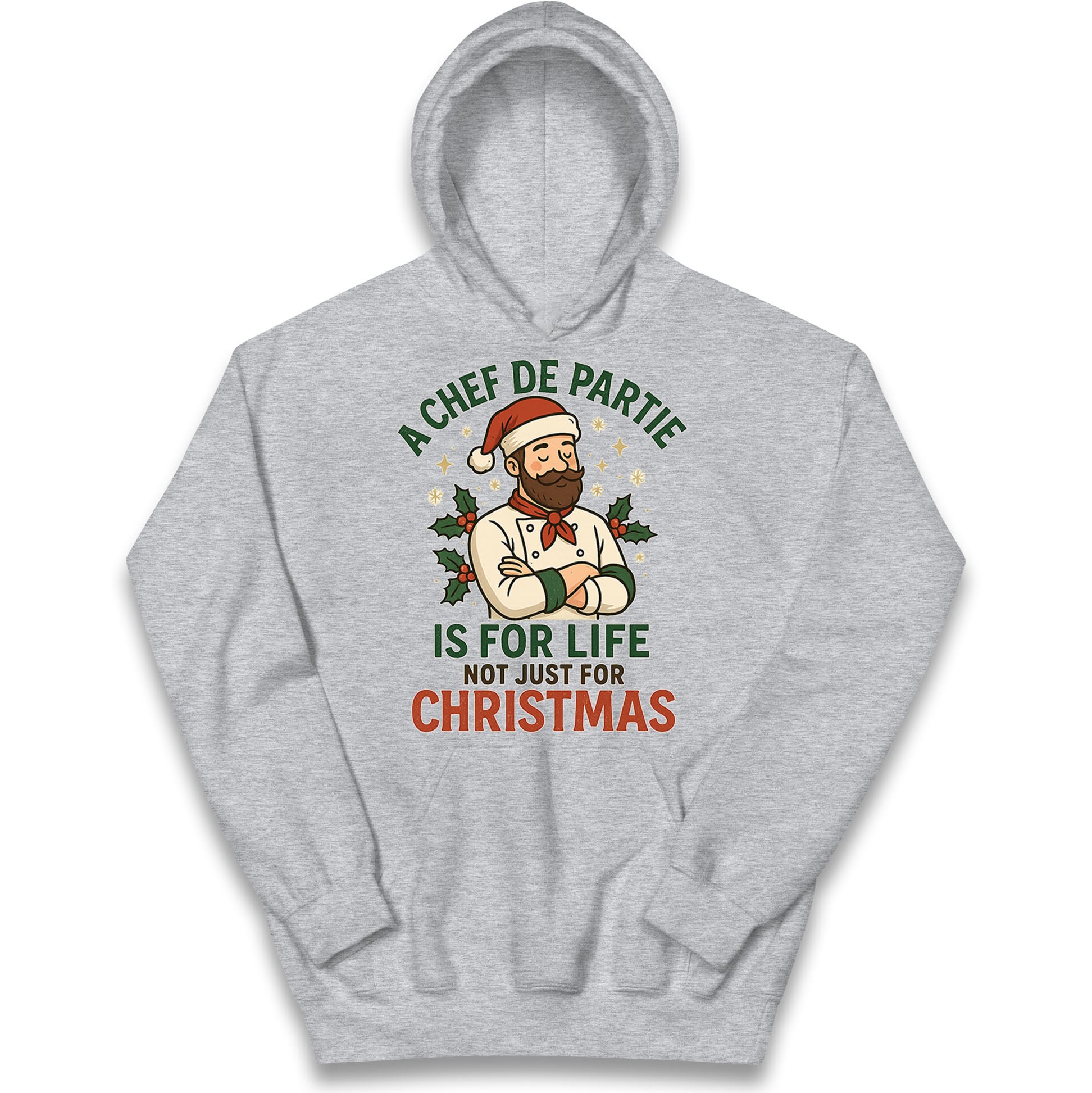 Chef De Partie Christmas Kids Hoodie