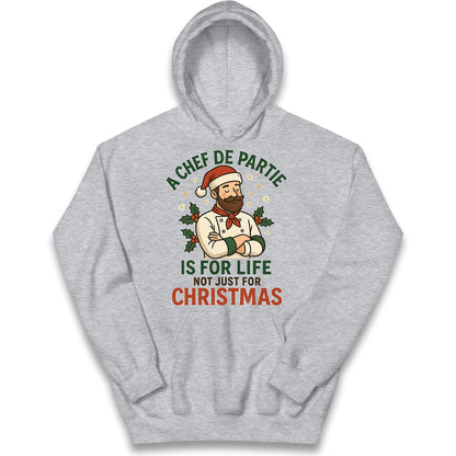 Chef De Partie Christmas Kids Hoodie