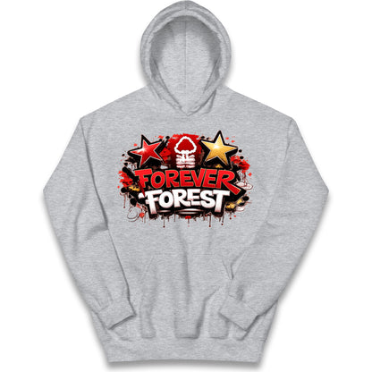Forever Forest Football Kids Hoodie