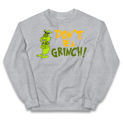grinch kids jumper