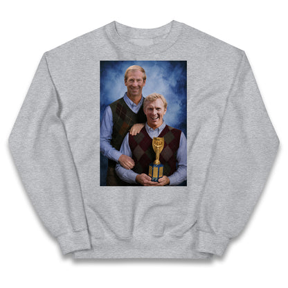 Bobby Moore Bobby Charlton Step Brothers Style England 1966 Kids Jumper