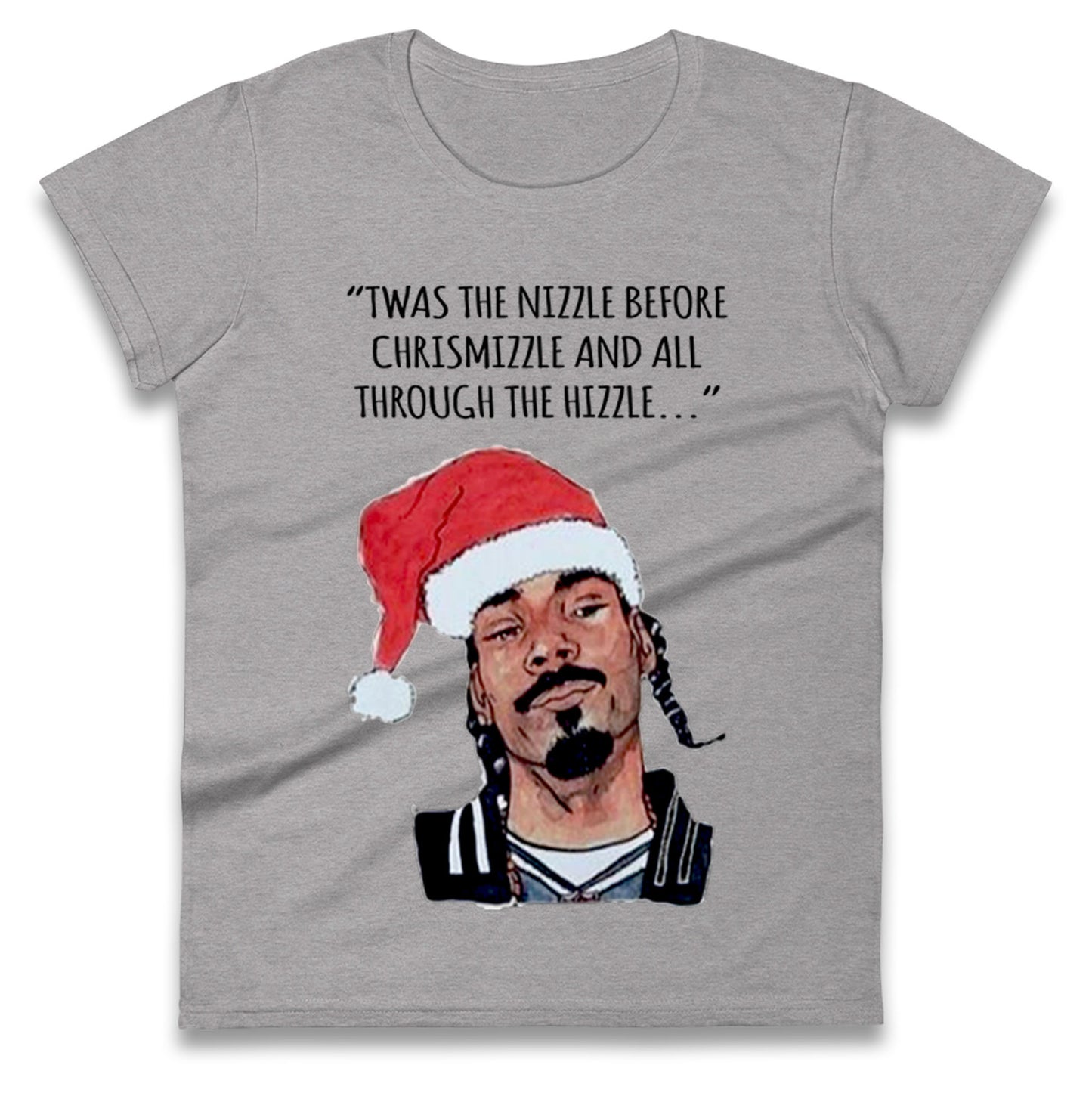 Santa Snoop Dogg Ladies T Shirt