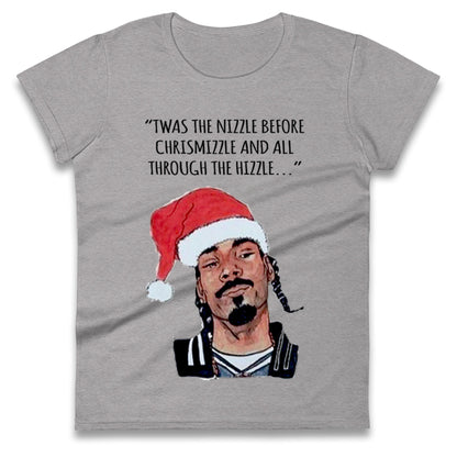 Santa Snoop Dogg Ladies T Shirt