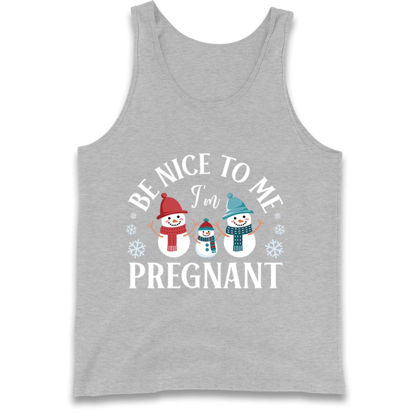 Pregnant At Christmas Tank Top