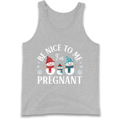 Pregnant At Christmas Tank Top