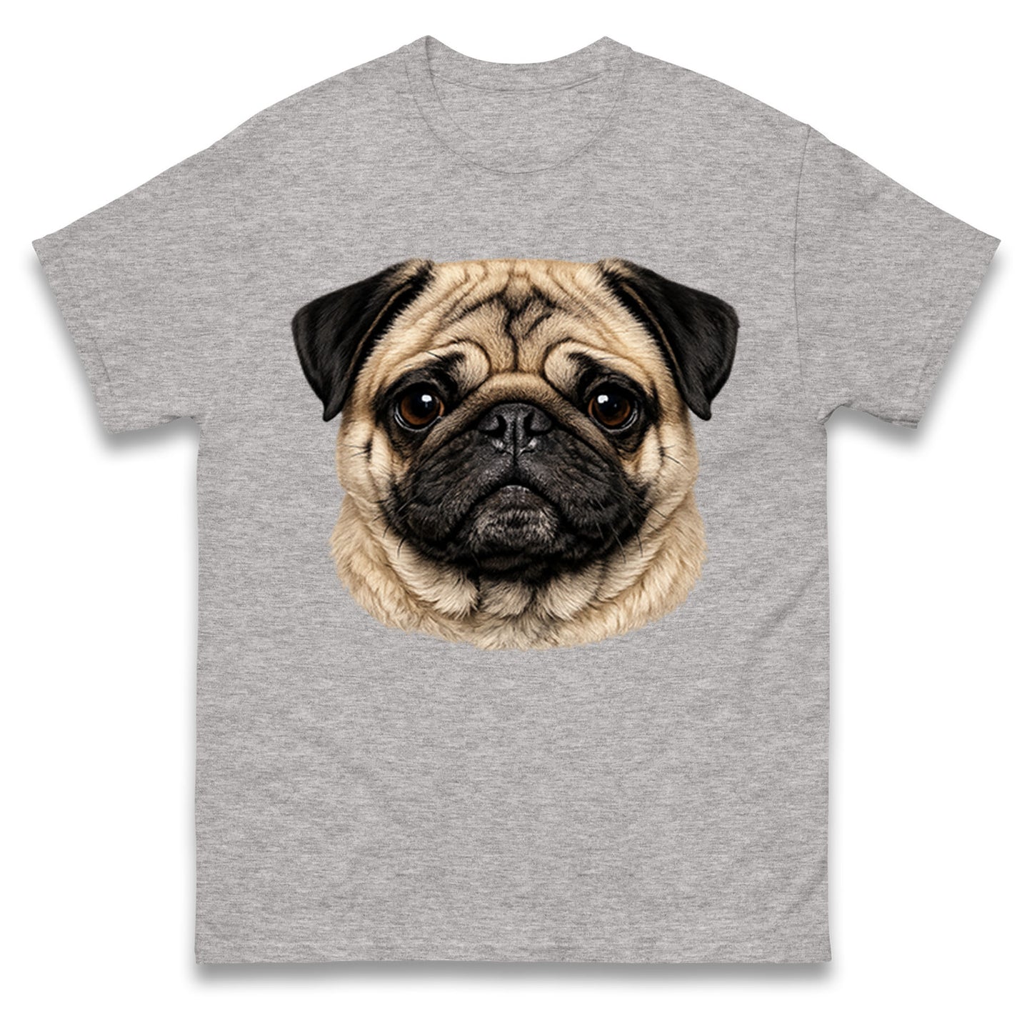 Pug Dog Face T Shirt