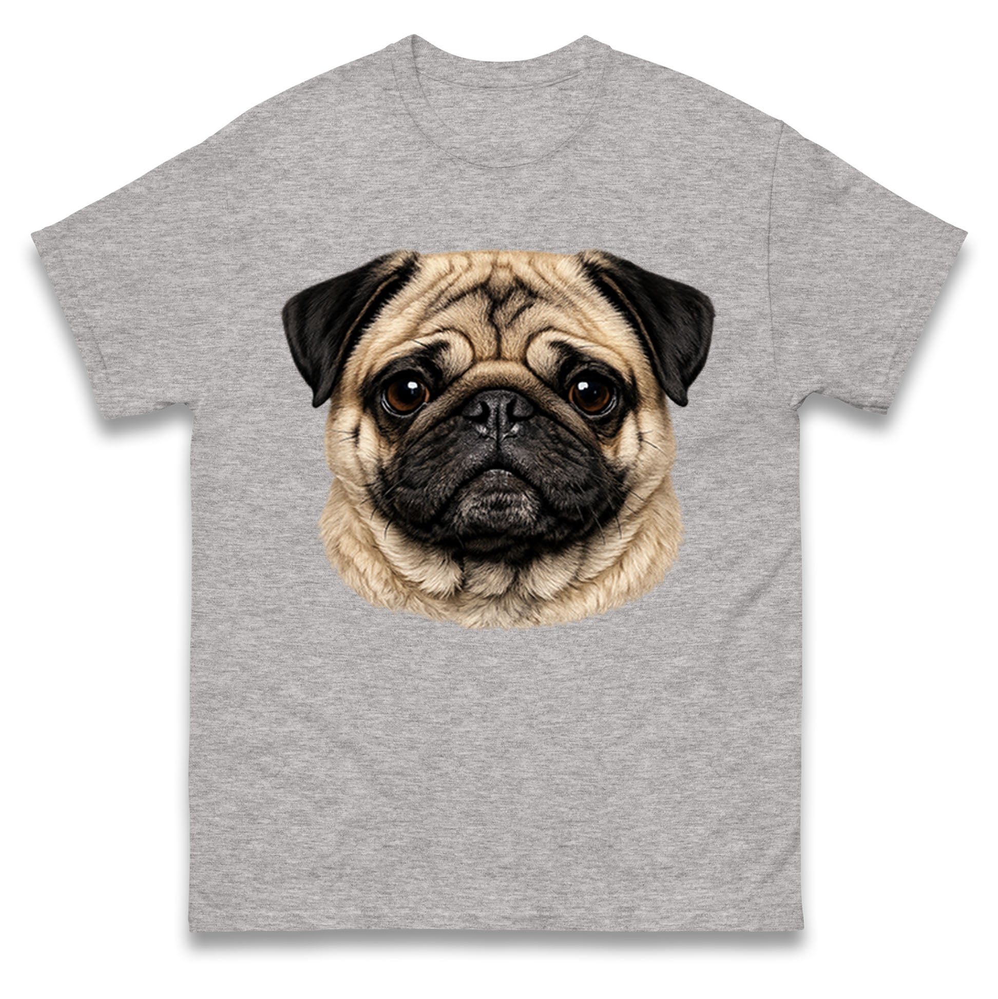 Pug Dog Face T Shirt