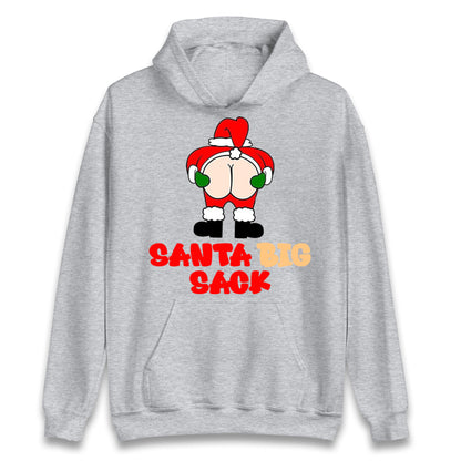 Christmas Santa Big Sack Funny Hoodie