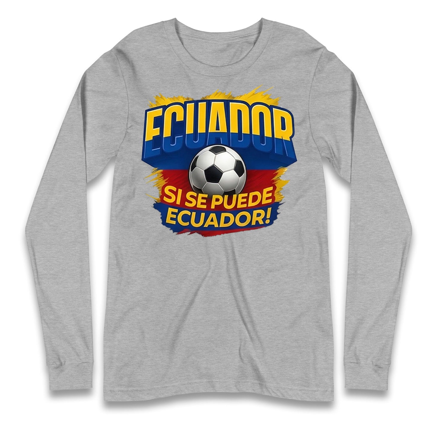Ecuador Retro World Cup Longsleeve T Shirt