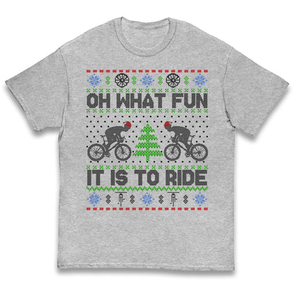BMX Christmas Kids T Shirt