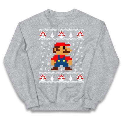 super mario christmas jumper
