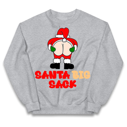 Christmas Santa Big Sack Funny Jumper