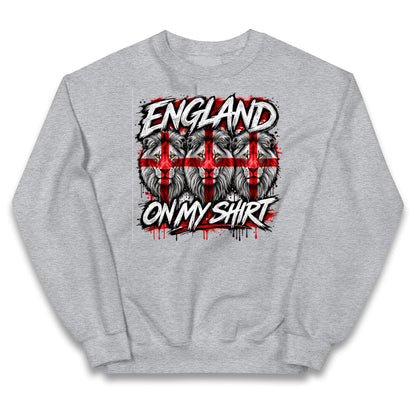 England 3 Lions World Cup 2026 Kids Jumper 