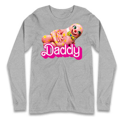 Funny Mr Blobby Daddy 90s Retro Longsleeve T Shirt