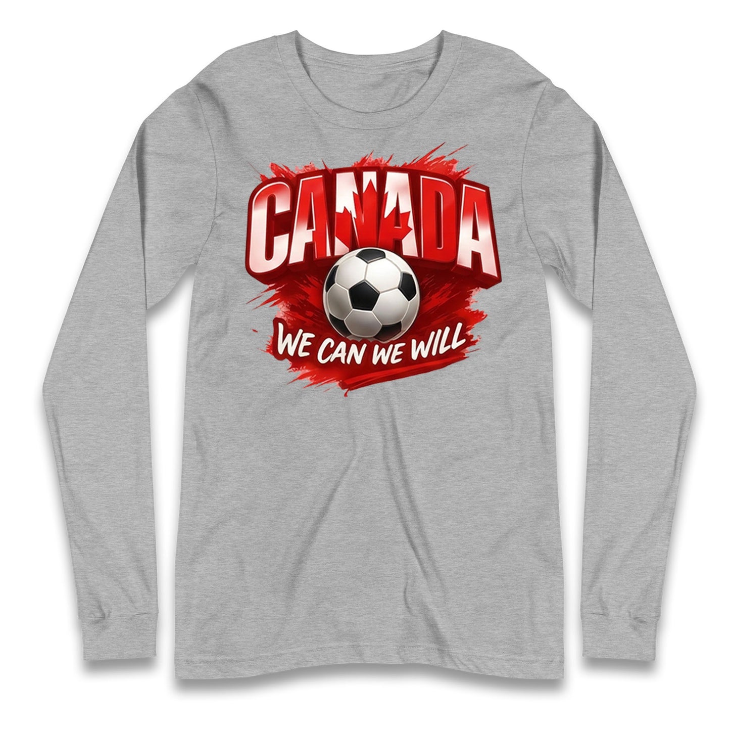 Canada Retro World Cup Longsleeve T Shirt 