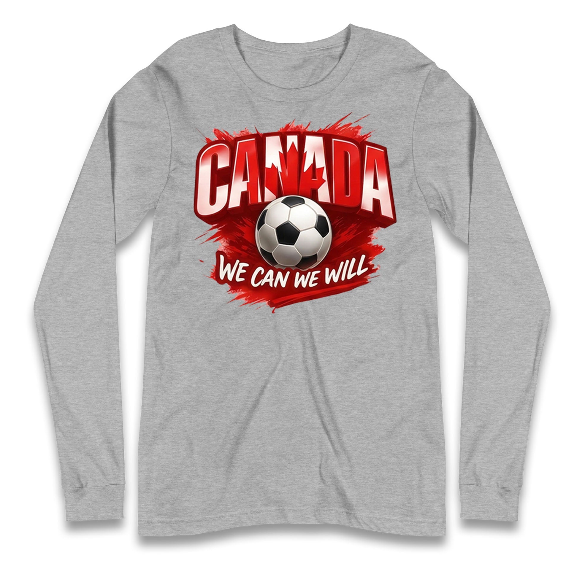 Canada Retro World Cup Longsleeve T Shirt 