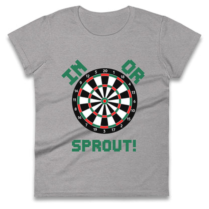dartboard christmas womens t shirt