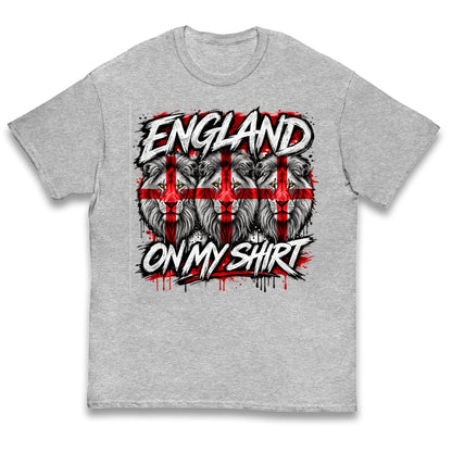 England 3 Lions World Cup 2026 Kids T Shirt