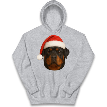 Rottweiler Christmas Kids Hoodie
