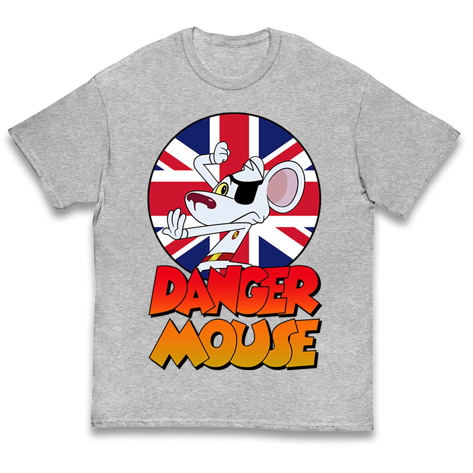 Danger Mouse Union Jack Kids T Shirt
