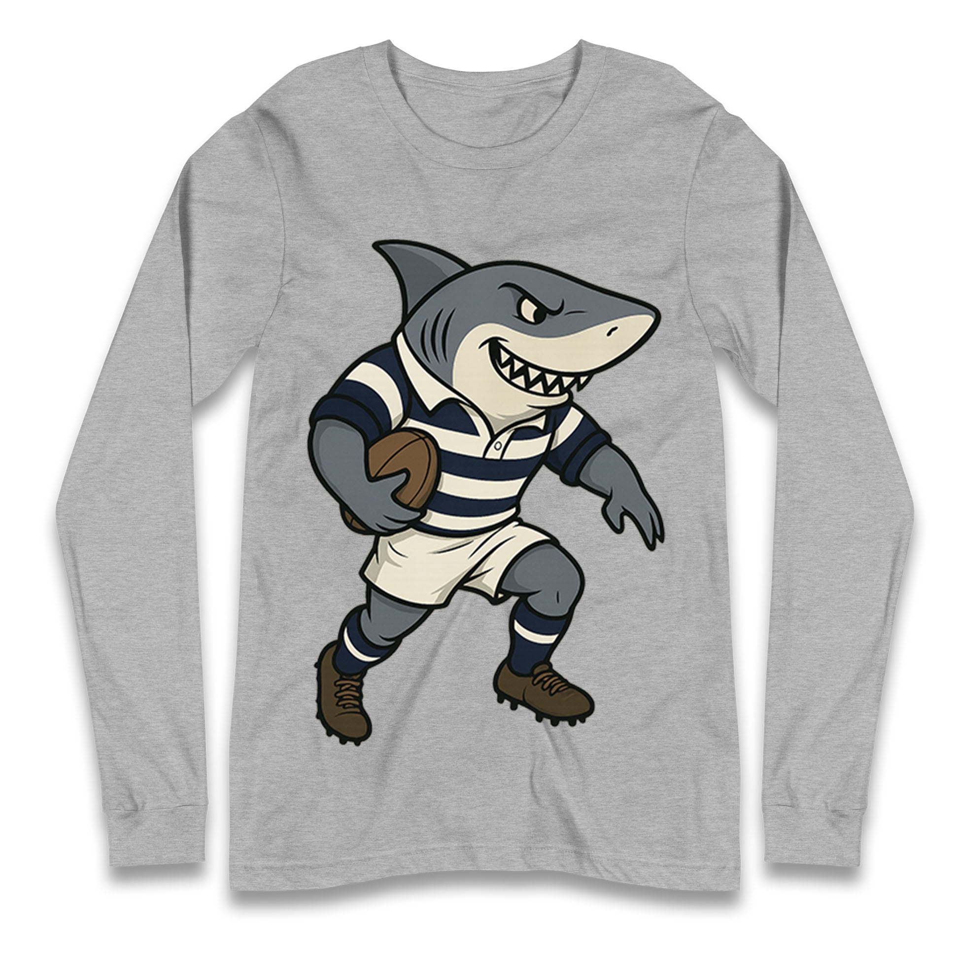 Retro Sale Sharks Rugby Union Longsleeve T Shirt