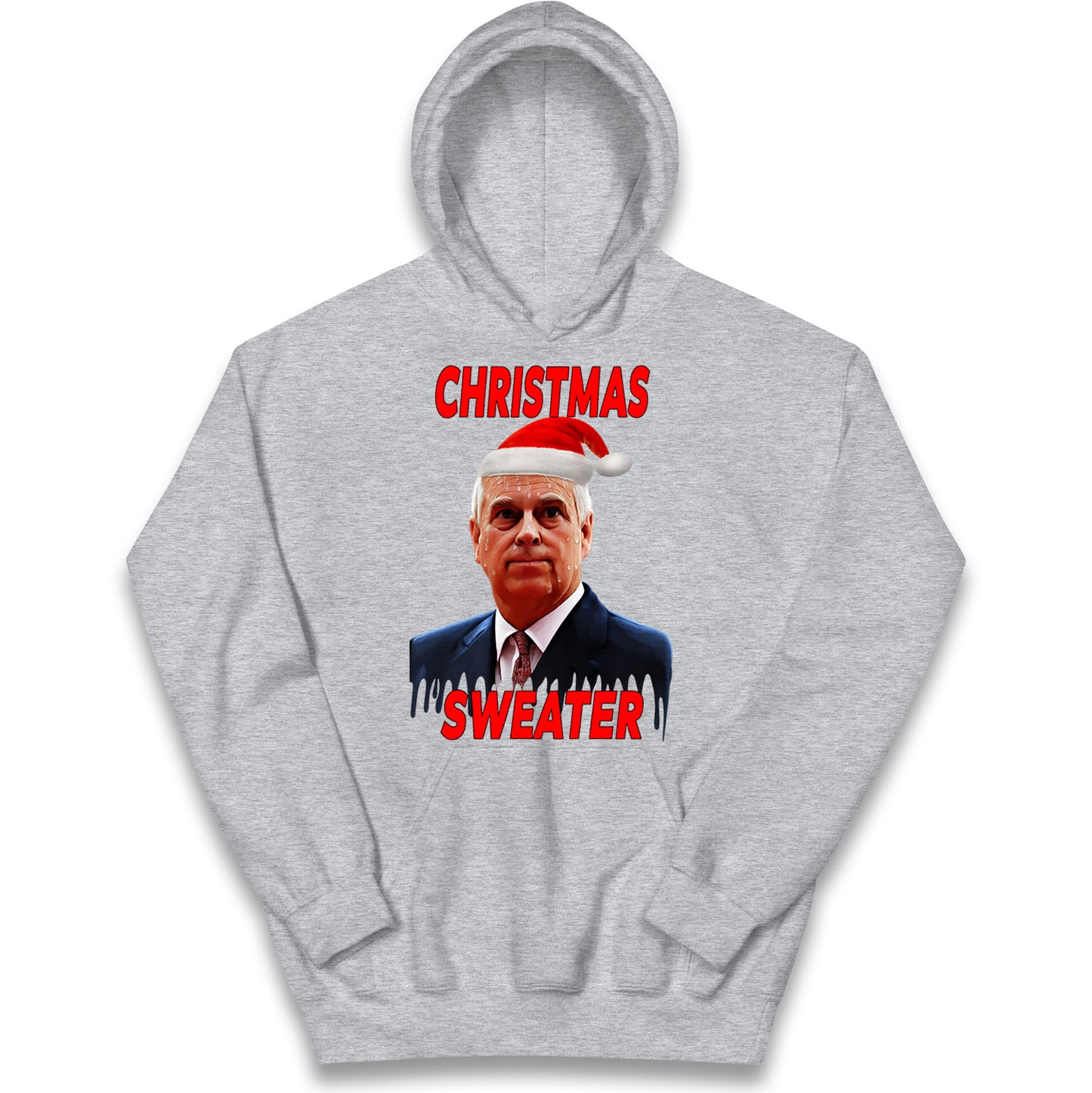 Prince Andrew Christmas Kids Hoodie