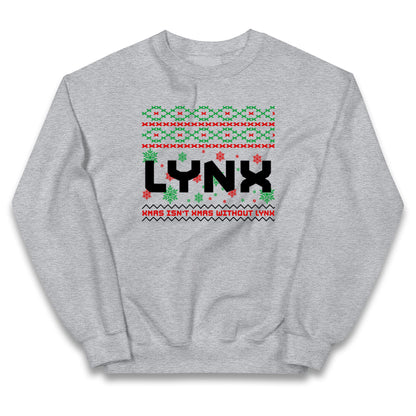 Lynx Christmas Kids Jumper