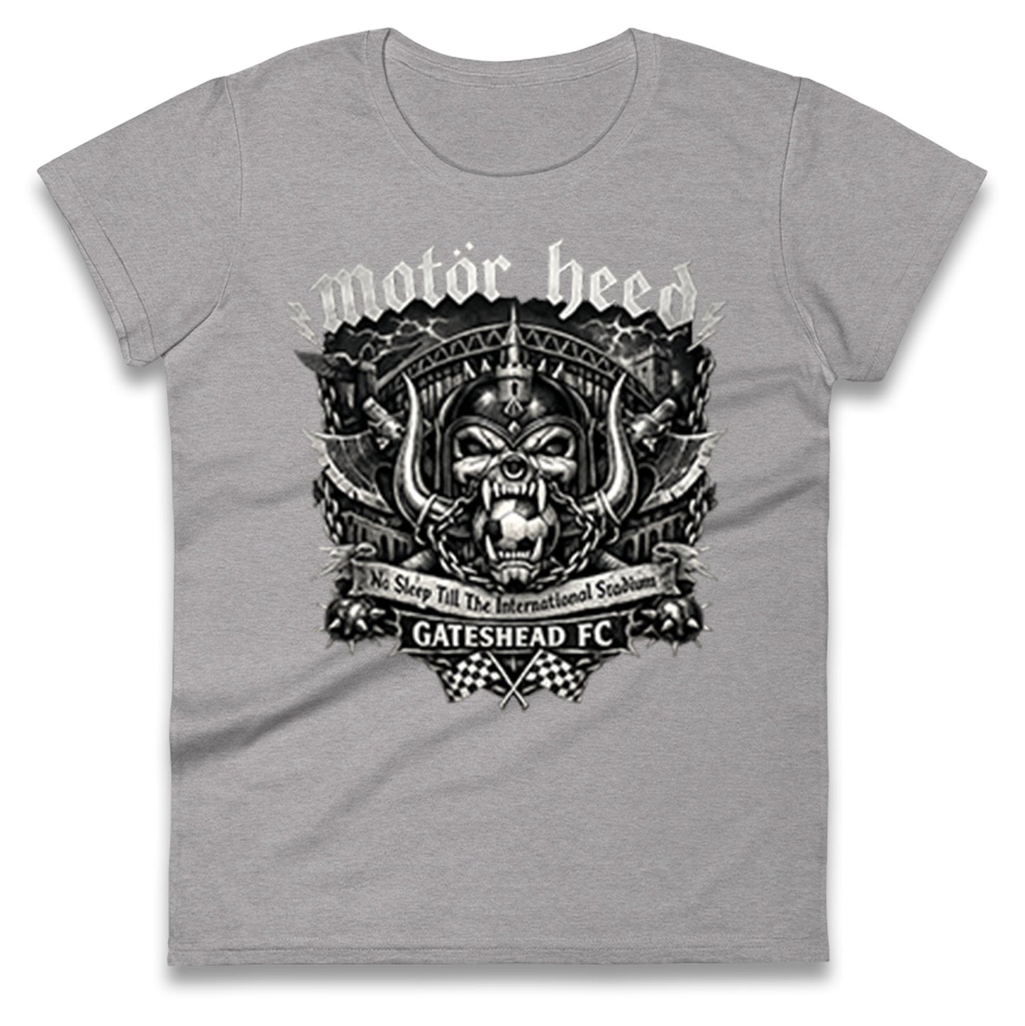 Gateshead Motor Heed Football Ladies T Shirt