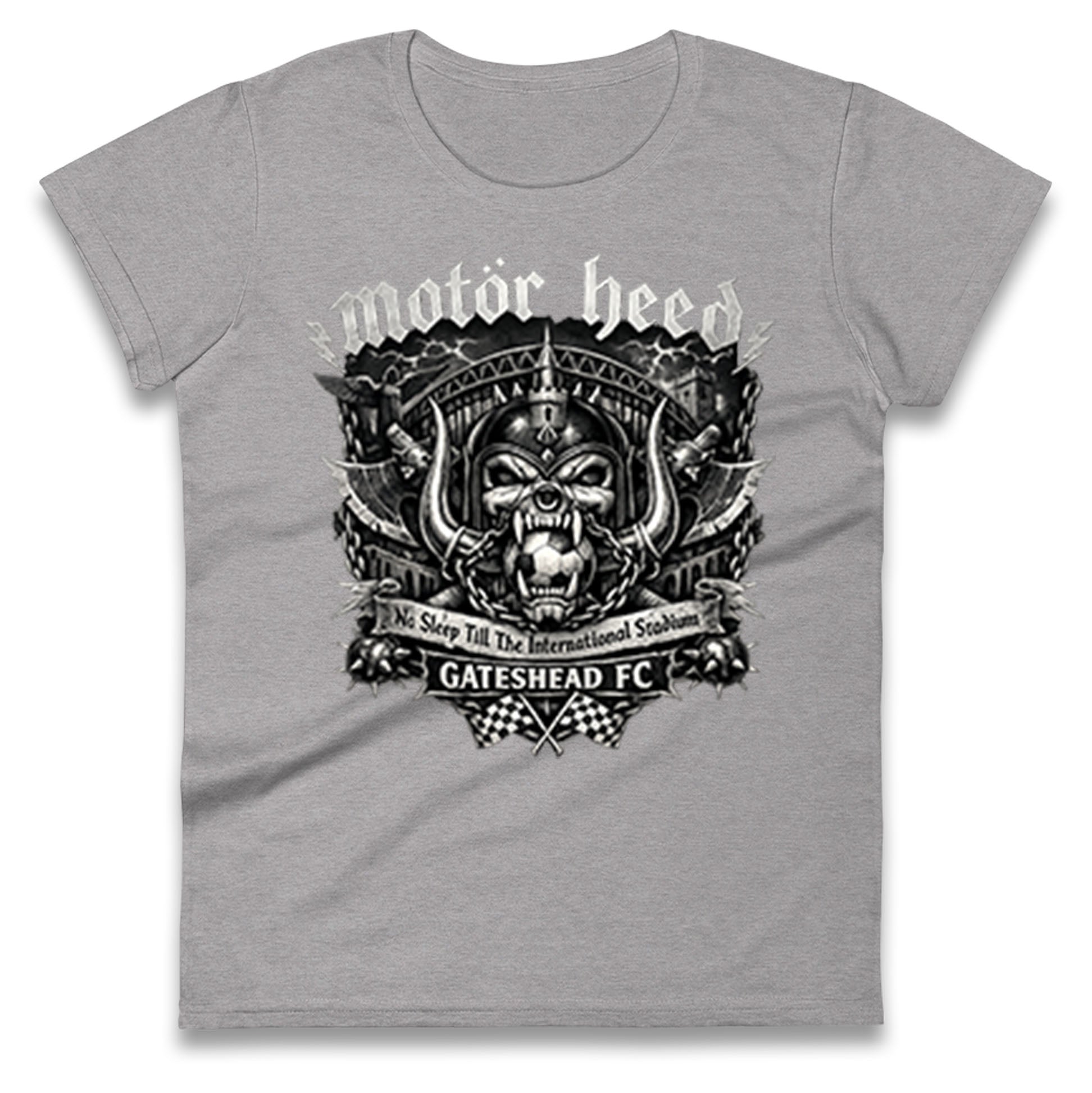 Gateshead Motor Heed Football Ladies T Shirt