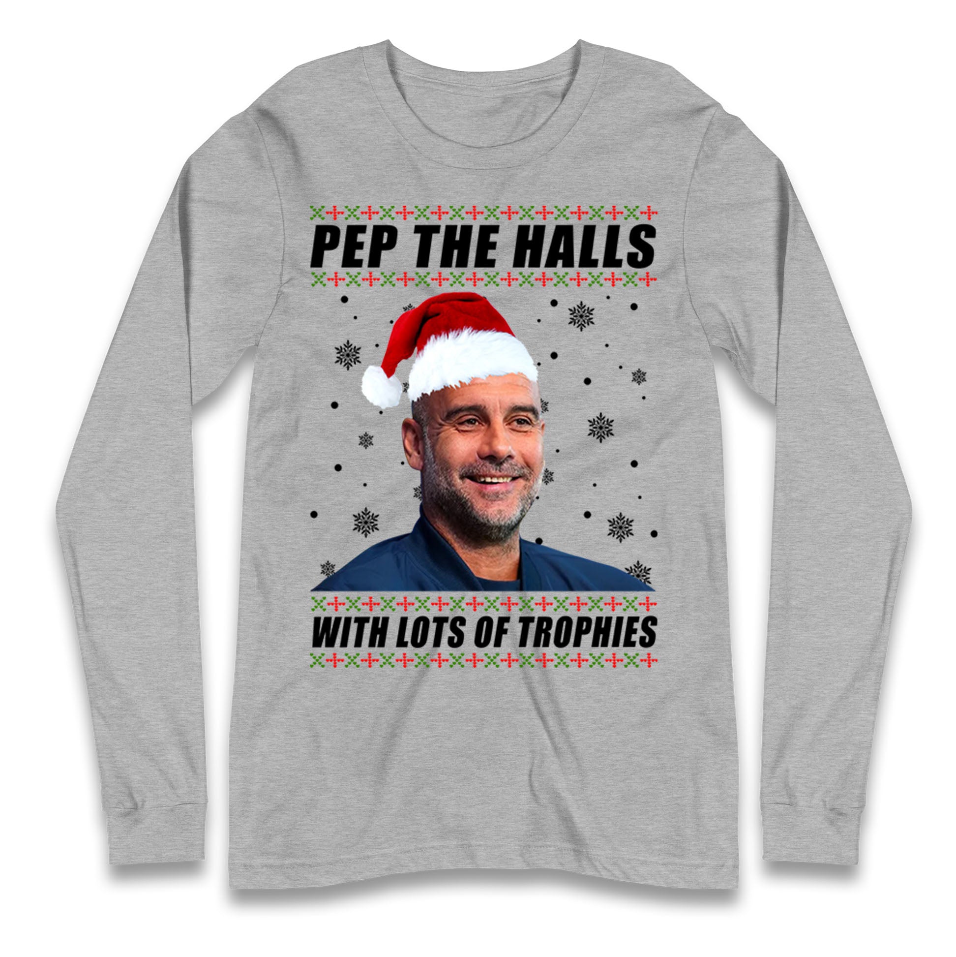 Pep Guardiola Christmas Longsleeve T Shirt