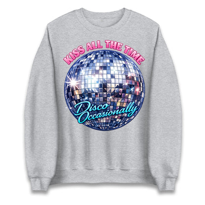 Kiss All The Time Disco Occasionally Jumper