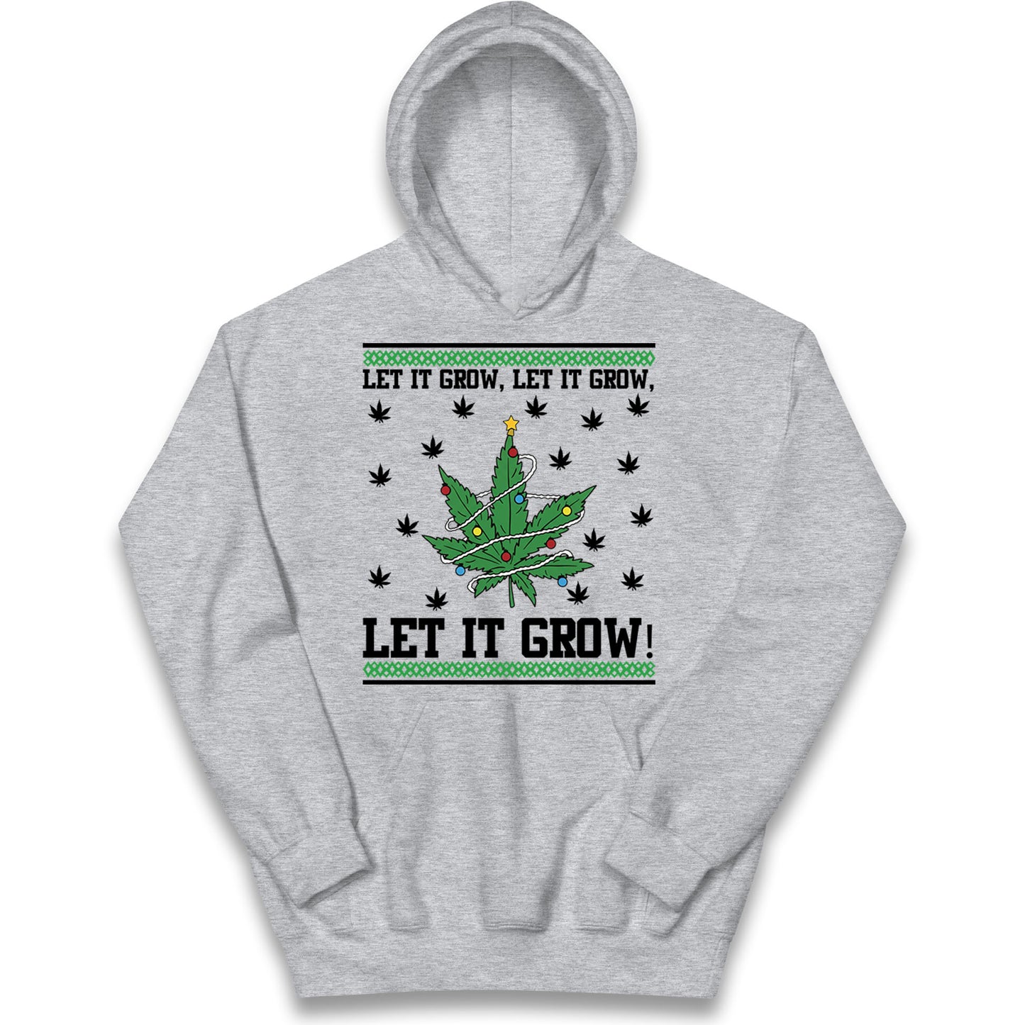 Cannabis Christmas Kids Hoodie
