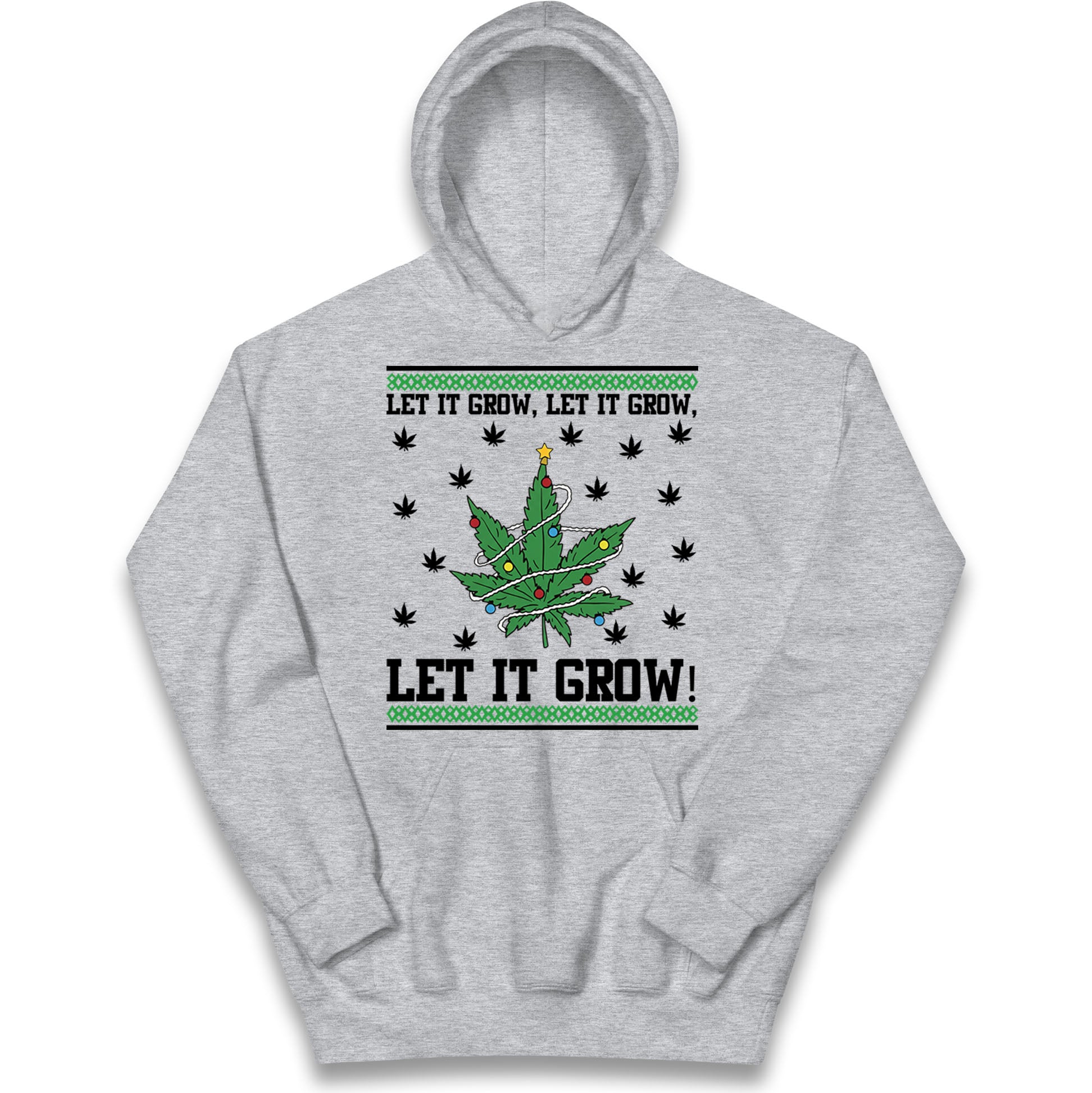 Cannabis Christmas Kids Hoodie
