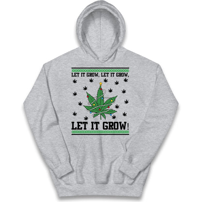 Cannabis Christmas Kids Hoodie