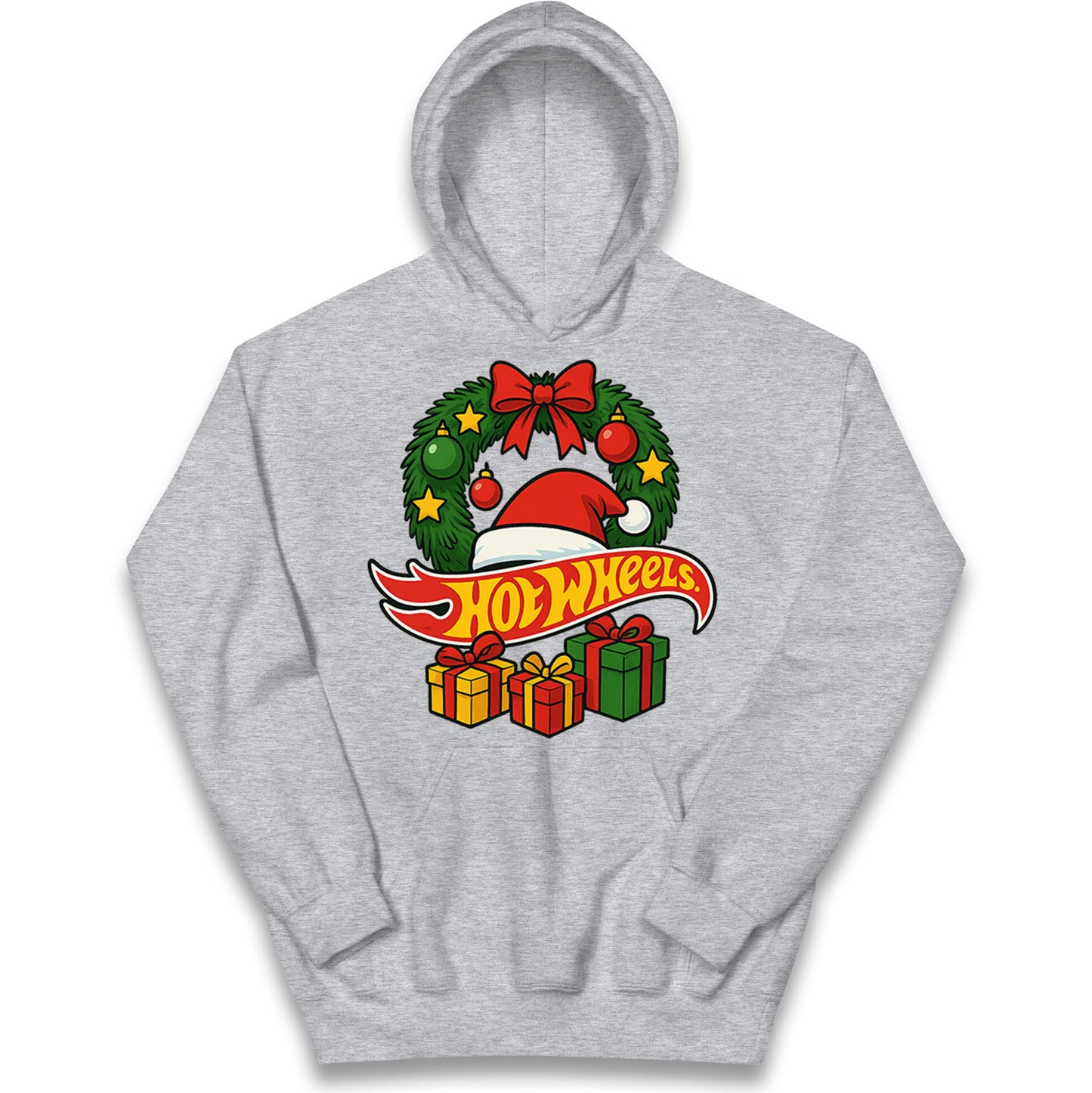 Hotwheels Christmas Kids Hoodie