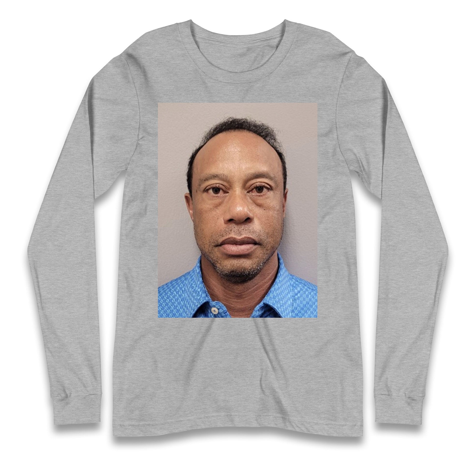 Tiger Woods Mugshot Longsleeve T Shirt