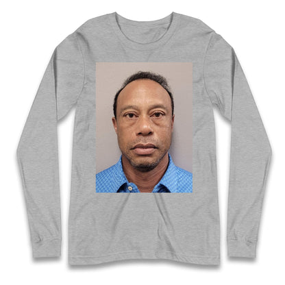 Tiger Woods Mugshot Longsleeve T Shirt