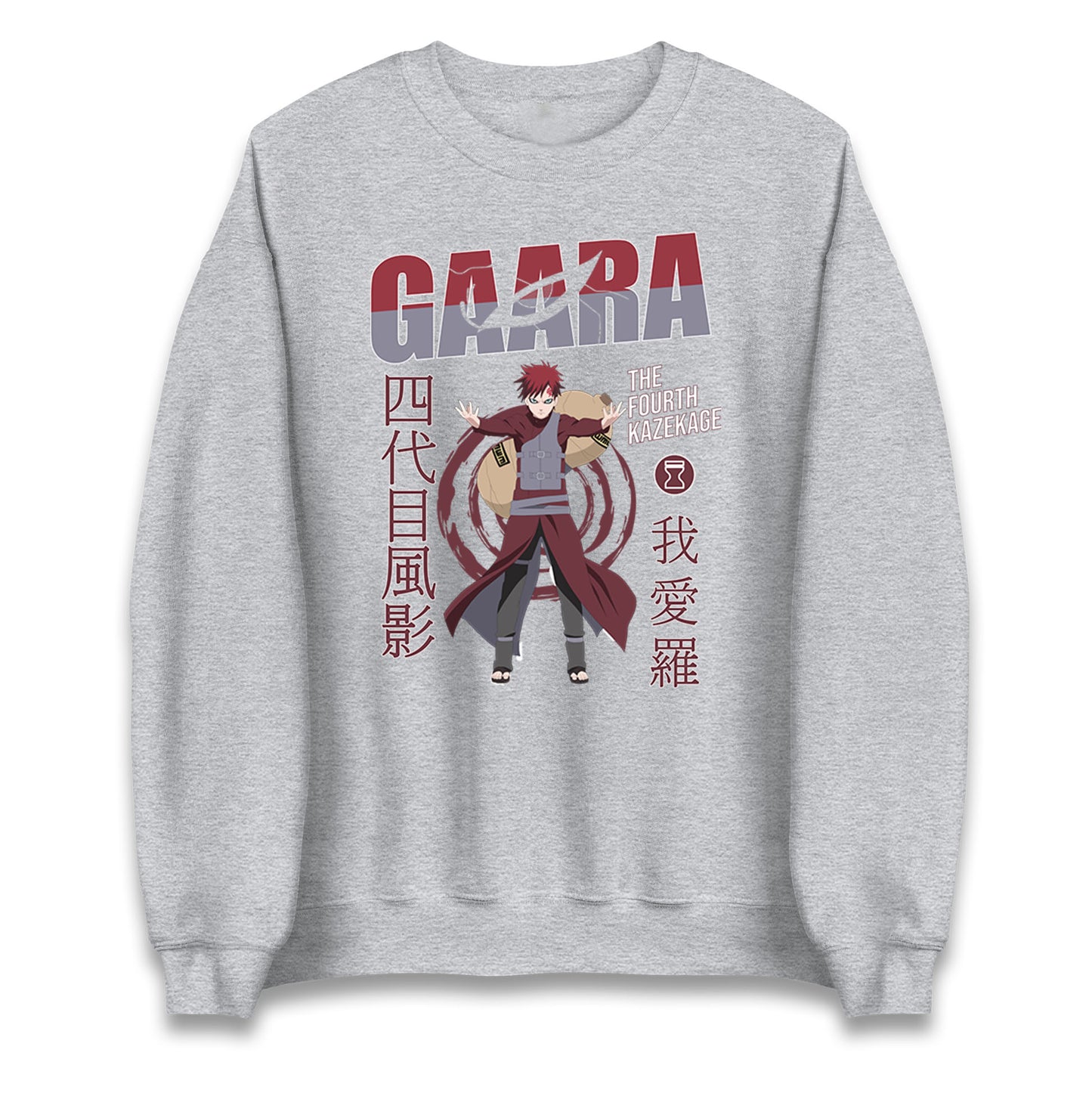 naruto shippuden gaara the fourth kazekage sweatshirt