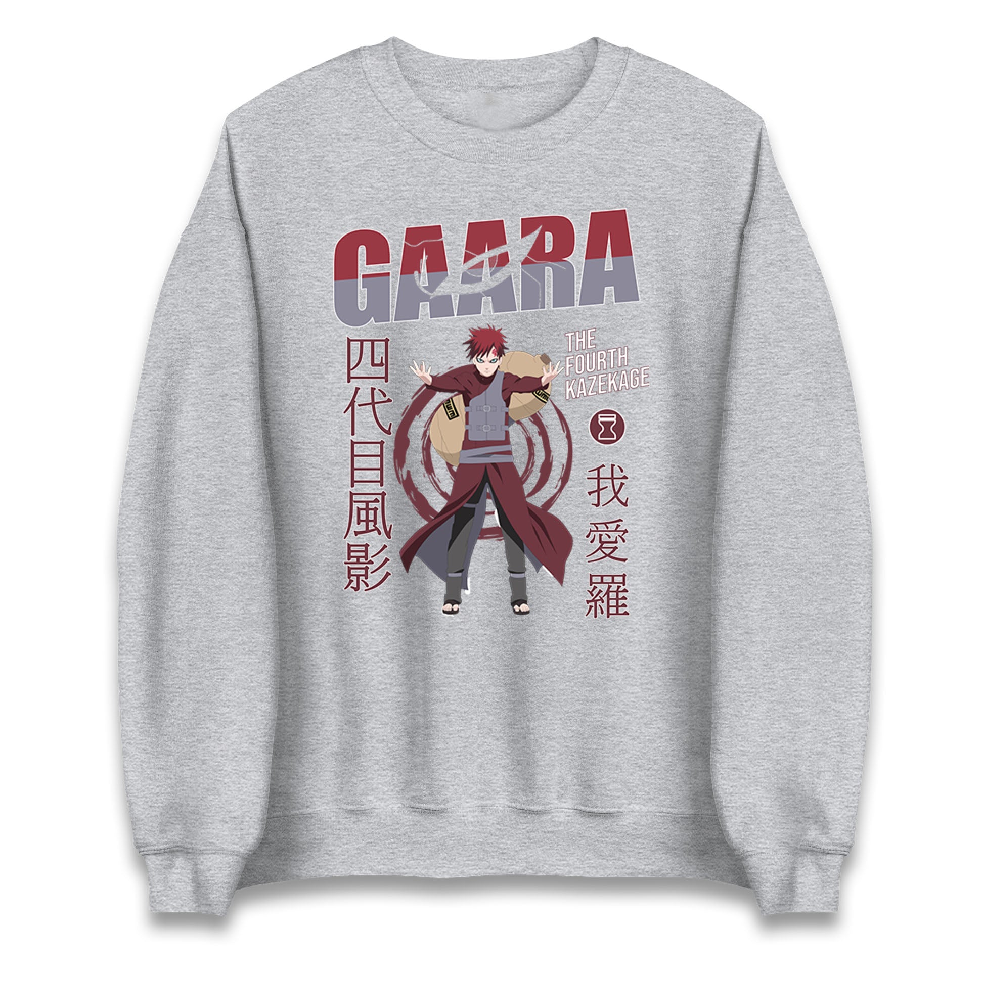 naruto shippuden gaara the fourth kazekage sweatshirt
