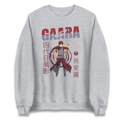 naruto shippuden gaara the fourth kazekage sweatshirt