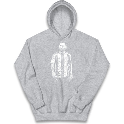 Lionel Messi Argentina Kids Hoodie