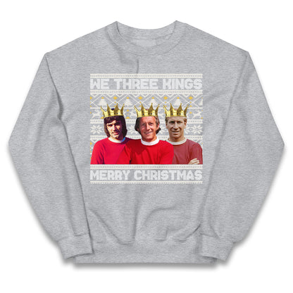 denis law bobby charlton george best christmas jumper
