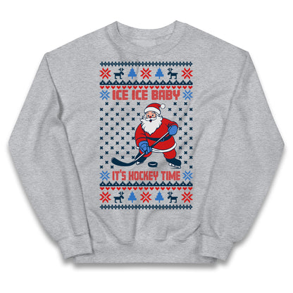 Hockey Christmas Kids Jumper