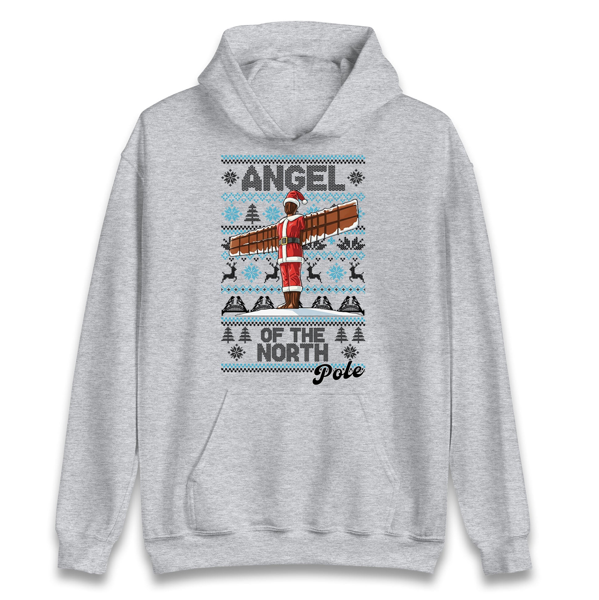 Angel Of The North Pole Christmas Hoodie