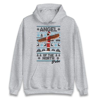 Angel Of The North Pole Christmas Hoodie
