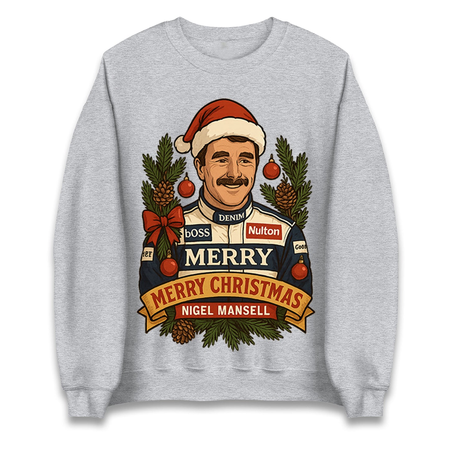 Nigel Mansell Christmas Jumper